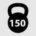 Общая нагрузка 150 кг